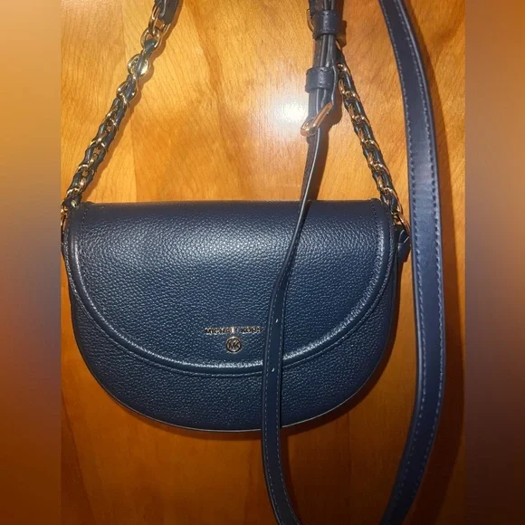 Navy Blue Michael Kors Crossbody - Picture 1 of 3
